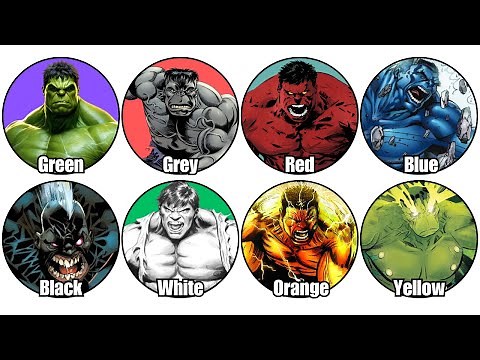 Major Hulk Colors Explained In 14 Minutes