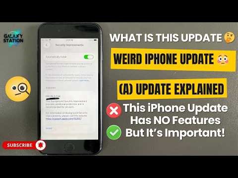 Apple’s Weird iPhone Background Security Update Explained - iOS 26.3.1 (a)
