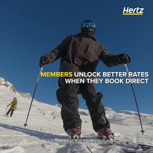 Save up to 10% all year round with Hertz Gold+ | 15s