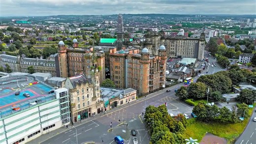 Glasgow: Drone Views of Scotland's Cultural Hub
