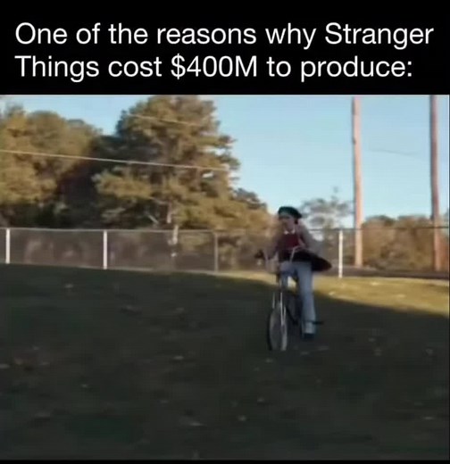 Mike Wheeler's Bike Riding Challenge in Stranger Things