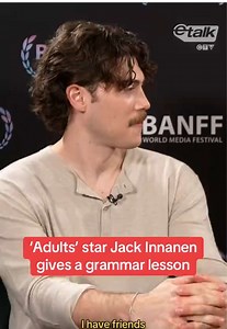 Jack Innanen grammar lesson — ‘Adults’ star explains grammar