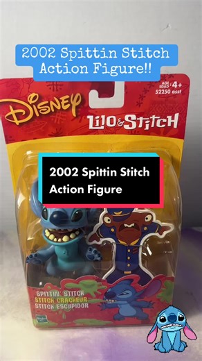 Spittin Stitch! Pretty cool little figure! #liloandstitch #disneytoys #actionfigure #2000snostalgia #2000skid #unboxing #toyreview #memoryunlocked