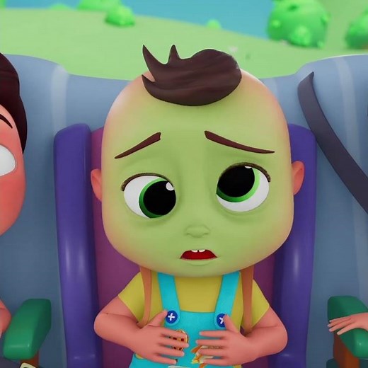 Feeling sick? 🤢 But it's okay! 🎵 #ChildrensSongs #NurserySongs #Anime #shorts