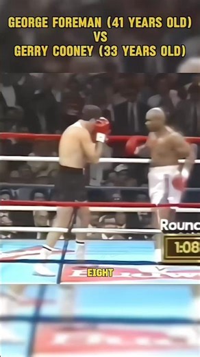 George foreman vs Gerry cooney 🥊🔥 #boxing #shorts #new #heavyweightboxing