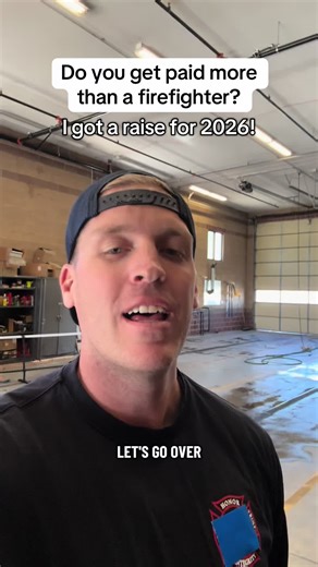Do you get paid more than a firefighter? Let’s go over my first paycheck of 2026 with my new raise on it! #firefighter #salarytransparency #paycheck #personalfinance #ems