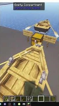 HOW TO CRAFT THE ROWBOAT WITH ALEKI'S NIFTY SHIPS MINECRAFT MOD
