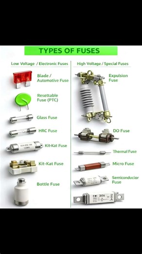 Electrical Fuses: Types, Uses and Differences | Fuse kitne prakar ke hote hain? #nn_electric_hobe