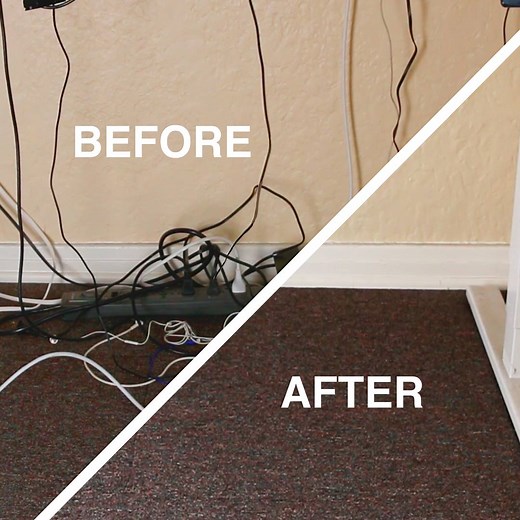 How To Hide Desk Cords | Tasty Home