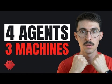 4 agents. 3 machines. $2.50 per million tokens. i can't even code.