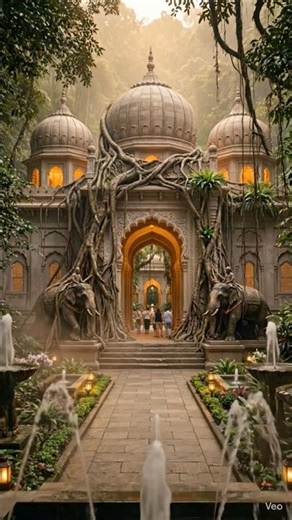 Abandoned Jungle Ruins Turn Into a Masterpiece #shorts