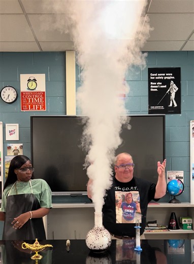 Genie in a Bottle Chemistry Demo: The Element of Surprise