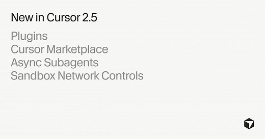 Plugins, Sandbox Access Controls, and Async Subagents · Cursor
