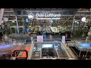 The Best Airport in Norway – Oslo Gardermoen in 4K