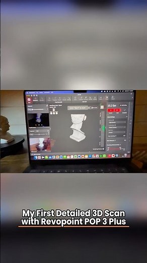 My First Detailed 3D Scan with Revopoint Pop 3 Plus