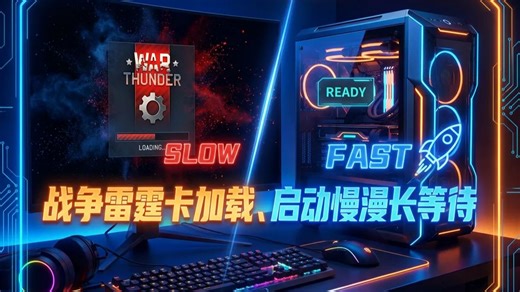 战争雷霆卡加载、启动慢解决方法-告别漫长等待