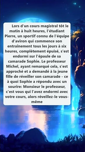 Histoire drôle sur un cours et un sportif fatigué