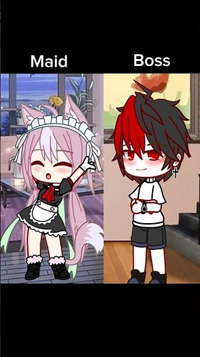 She was dancing while working but suddenly the boss came in #gacha