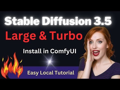 Install Stable Diffusion 3.5 Large Turbo Locally in ComfyUI - Easy Tutorial
