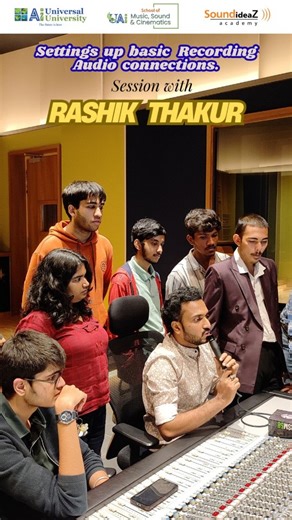 School of Music Sound & Cinematics | 🎙️ Hands-On Session: Basics of Audio Recording & Setup 🎛️ An insightful learning session on Setting Up Basic Audio Recording Connections... | Instagram