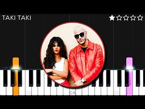 DJ Snake, Selena Gomez, Cardi B, Ozuna - Taki Taki | EASY Piano Tutorial