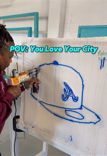 Turn a your weekend into a masterpiece 🎨 Atlanta’s favorite rug tufting class! Click the link in the bio to book your spot now! #Tuftingclass #Rugmaking #TuftRugsATL #ThingsToDoInAtlanta #ATL