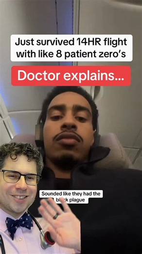 Zachary Rubin, MD on Instagram: "Why wearing a mask is still helpful while traveling. #mask #travel #doctor"
