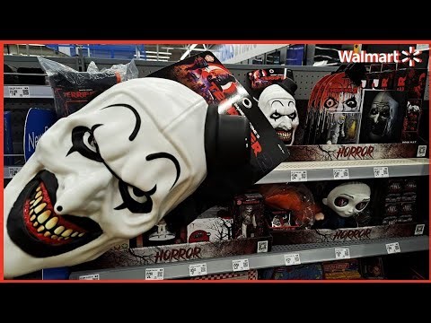 New Horror Movie Toy Display Terrifies at Walmart Terrifier, FNAF, Chucky, Pennywise, Predator