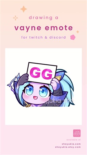spirit blossom vayne 🌸 part of my spirit blossom emote pack! #spiritblossom #leagueoflegends #emotes #twichstreamer