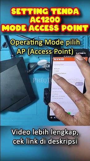 Setting Tenda AC1200 - Mode Access Point #router #tenda #ac1200 #accesspoint #internet