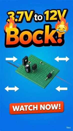 This is a DC-DC Boost Converter Circuit 🔥⚡