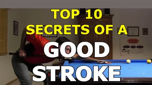 Dr. Dave covers generally-recommended “best practices” that help make a pool stroke good. Topics covered [with timestamps] include: - Intro [0:00] 1. Set and Check [0:53] 2. Relax and Test [1:40] 3. Pause and Verify [2:03] 4. Focus on Target [2:14] 5. Pull Back Slowly [2:26] 6. Transition Smoothly [2:47] 7. Keep Grip Relaxed [3:16] 8. Accelerate Smoothly [3:45] 9. Keep Elbow Still [4:14] 10. Finish the Stroke [4:55] 11. Stay Down and Still [5:30] - Wrap Up [6:31] ---- shot montage [7:24] Support