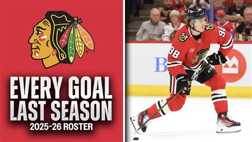 Every goal last season from the 2025-26 Blackhawks