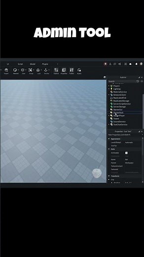 How to make a Admin Only tool in Roblox Studio #shorts #viral