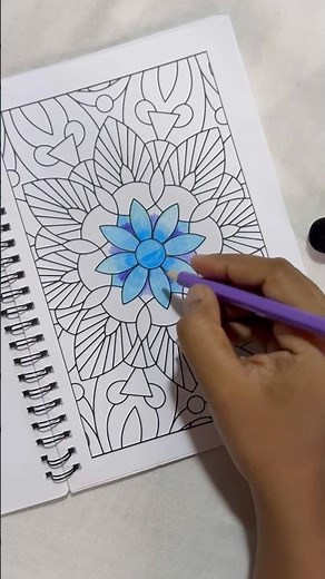 Mandala Coloring for Relaxation 🌸 | Calm & Creative Therapy 💜💙