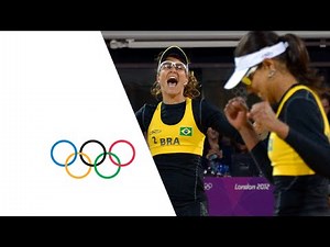 Beach Volleyball Women's Quarterfinals Brazil v Germany - Full Replay | London 2012 Olympics