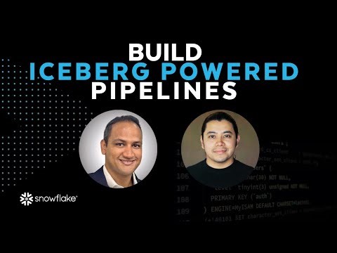 [LIVE] Build Autonomous Lakehouse Pipelines with Dynamic Tables & Apache Iceberg