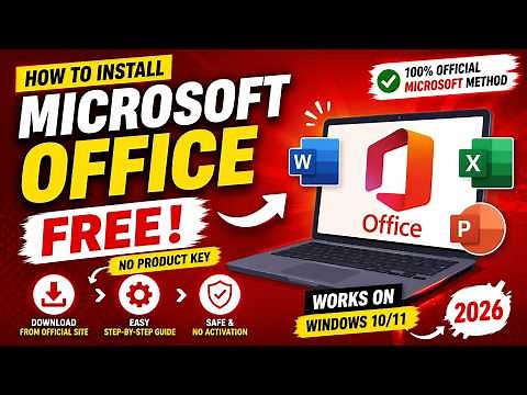 How to Install Microsoft Office on Windows for Free (Official & Pre-Activated) || IT WALA