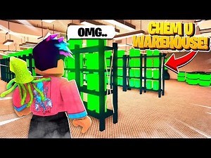 I Broke Into a HIDDEN Chemical U Warehouse..What I Found Will SHOCK YOU! (Roblox Bloxburg)