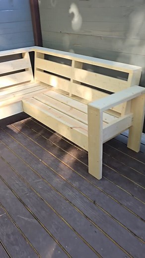 The Back 40 Craftsman on Instagram: "Diy outdoor sectional sofa #woodworkings #woodworkingproject #woodworkingideas #woodworkforall #woodworker #woodworking #woodworkingcommunity #woodworkingprojects #diy #diyprojects #diywoodwork #outdoorproject #outdoorfurniture #furniture #furnituremaker #outdoorsofa"