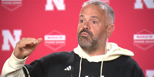 Rhule previews first true road test for Nebraska vs. Maryland