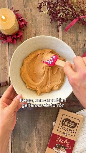 Tarta de turrón y chocolate - Recetas Nestlé Postres