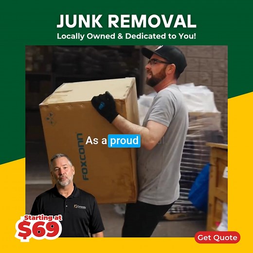  Hey, I'm the founder of Voolt Pro Junk Removal. For years, my team has been clearing out clutter & making spaces cleaner & more livable.  We're deeply invested in the community & committed to responsible disposal & recycling. That's why we're offering junk removal for as low as $69!  Proudly serving your area & community! Schedule your free estimate. Let's talk about clearing out your clutter! | Voolt Pro Junk Removal | Facebook