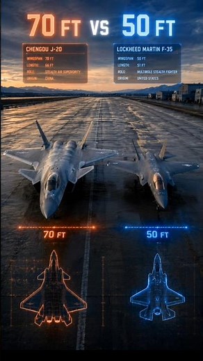 J-20 vs F-35 ⚔️ Which 5th-Gen Fighter Is Better?