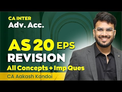 AS 20 EPS Revision | With Questions | CA Inter Advanced Accounts Revision | CA Aakash Kandoi