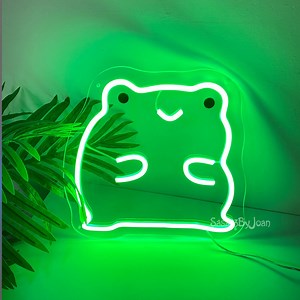 Kawaii Frog Neon Sign: Children's Room Art Decor - Etsy