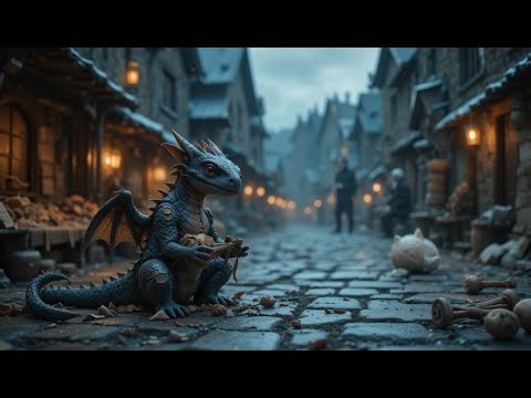 Left Alone to Starve, a Baby Dragon Sold His Toys—Until a Human Gave Him a Home