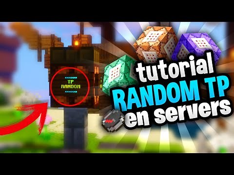 Como colocar el TELEPORT RANDOM en tu SERVER con COMANDOS sin Plugins || Minecraft 1.16+ ||