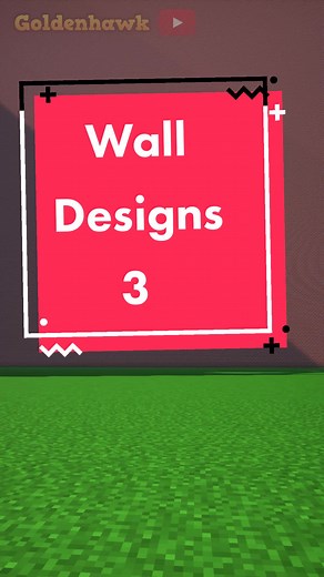 Walls Designs for Your Minecraft World #minecraftideas #minecraftbuilding #minecraft