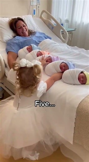 She Tried Counting 7 Newborns… What Happened Next Is the Cutest Reaction Ever 😂👶